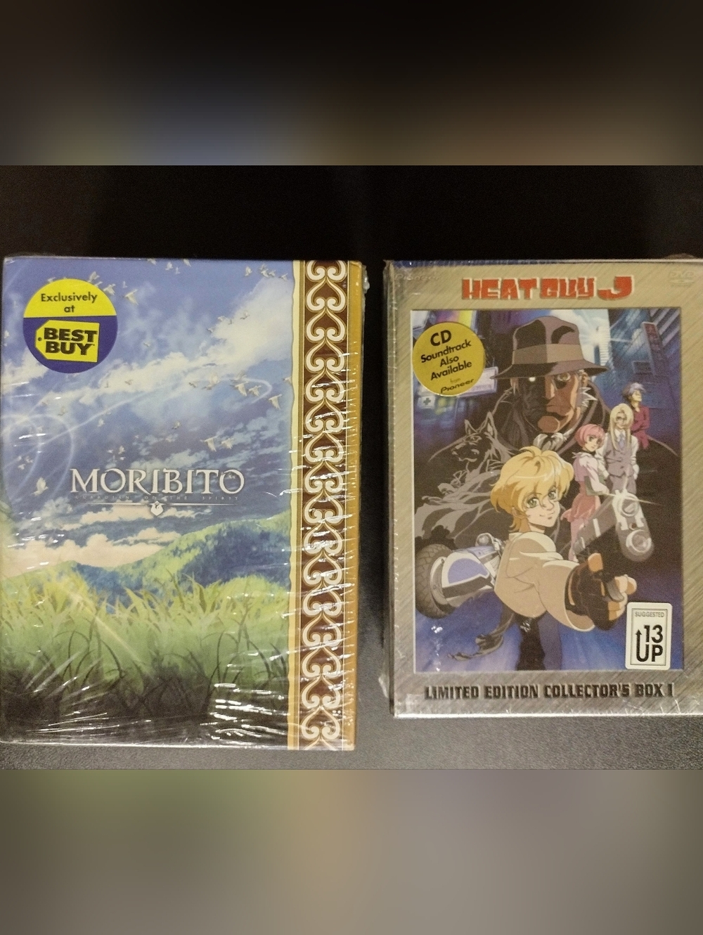 New! MORIBITO & HeatGuy J Limited Edition DVD Box Set - Blue and Gold Accents